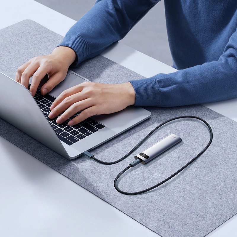 Baseus CB000068 USB-C - USB-C 240W PD 8K 60Hz Cable 1m - Blackeng