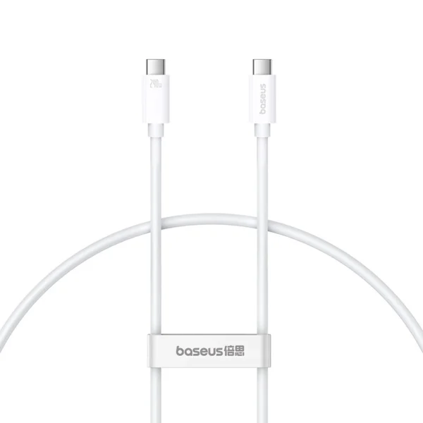 Baseus CB000066 USB-C - USB-C cable 240W PD 8K 60Hz 1m - whiteeng