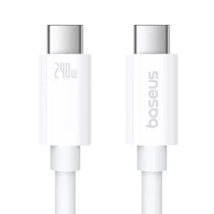 Baseus CB000066 USB-C - USB-C cable 240W PD 8K 60Hz 1m - whiteeng