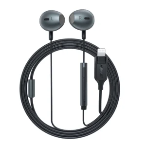 Acefast L1 in-ear headphones with Lightning connector, microphone and remote control 1.2 m - blackeng