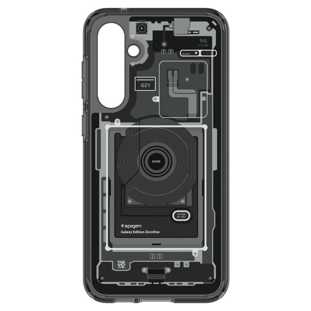 Spigen Ultra Hybrid Case for Samsung Galaxy S23 FE - Dark Gray (Zero One Pattern)eng