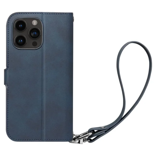 Spigen Wallet S Pro Case for iPhone 15 Pro - Navy Blueeng