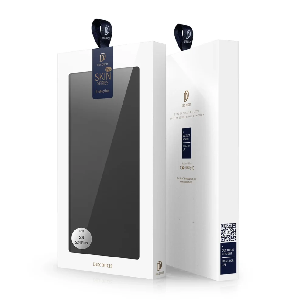 Dux Ducis Skin Pro case for Samsung S24+ with flap - blackeng