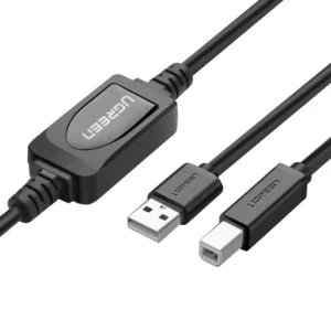 Ugreen US122 USB-B USB-A 2.0 printer cable 10m - blackeng