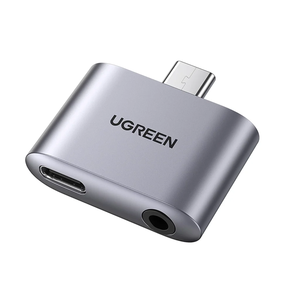 Ugreen CM231 USB-C mini jack 3.5 mm audio adapter - grayeng
