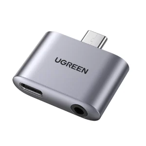 Ugreen CM231 USB-C mini jack 3.5 mm audio adapter - grayeng