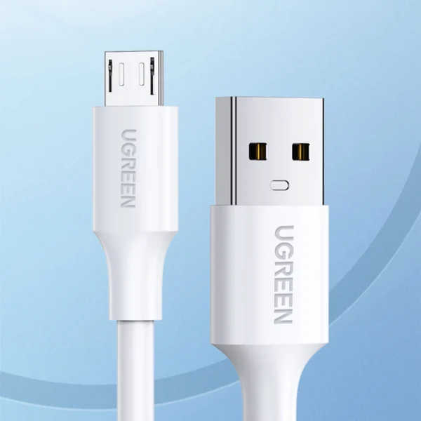 Ugreen US289 60143 micro USB / USB-A cable 2m - whiteeng
