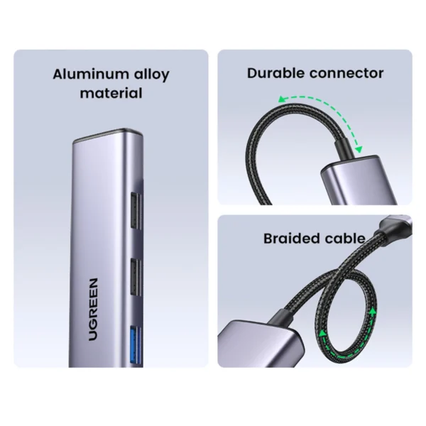 Ugreen CM478 Multifunctional Adapter - Grayeng