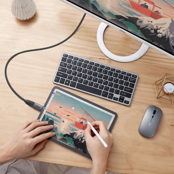 Ugreen US320 USB-C HDMI adapter - grayeng
