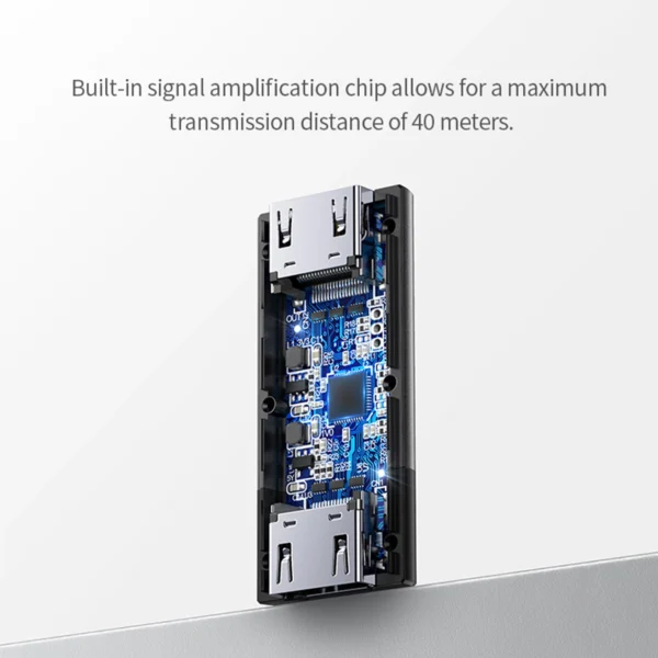 Ugreen CM429 HDMI signal amplifier - blackeng