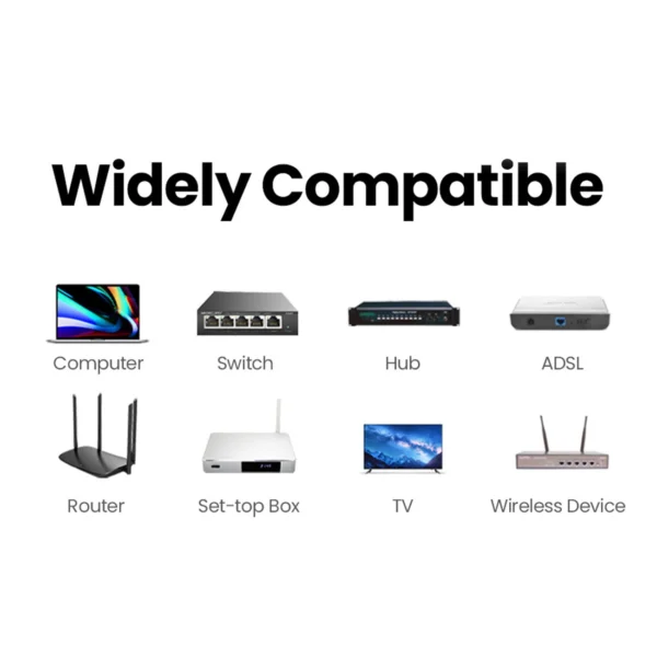 NW116 connector for RJ45 Cat. twisted pair network cables. 5e/6 up to 100m 1Gb/s - whiteeng