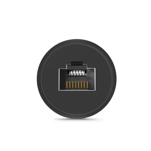 NW116 connector for RJ45 Cat. twisted pair network cables. 5e/6 up to 100m 1Gb/s - blackeng