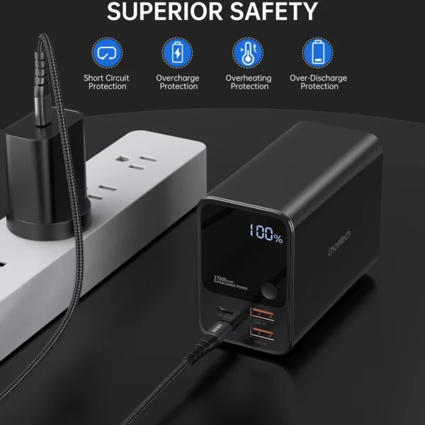 Choetech B635BK USB-A / USB-C Powerbank 22.5W 27000mAh - blackeng
