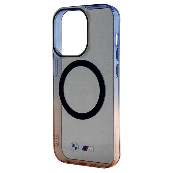BMW Gradient Bumper MagSafe case for iPhone 15 Pro Max - grayeng