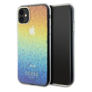 Guess IML Faceted Mirror Disco Iridescent case for iPhone 11 / Xr - multicoloreng