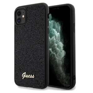 Guess Disco Metal Script case for iPhone 11 / Xr - blackeng