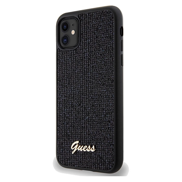 Guess Disco Metal Script case for iPhone 11 / Xr - blackeng