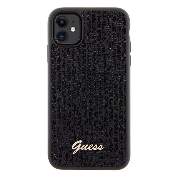 Guess Disco Metal Script case for iPhone 11 / Xr - blackeng