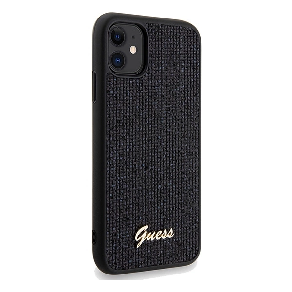 Guess Disco Metal Script case for iPhone 11 / Xr - blackeng