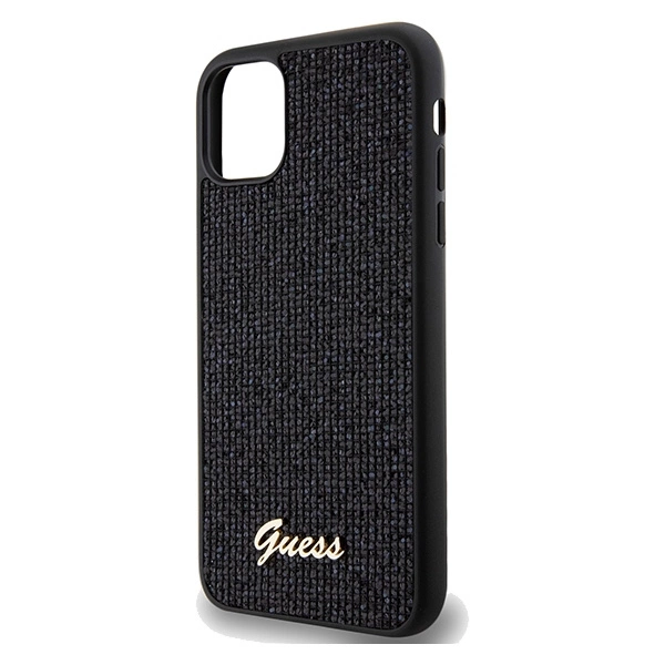 Guess Disco Metal Script case for iPhone 11 / Xr - blackeng