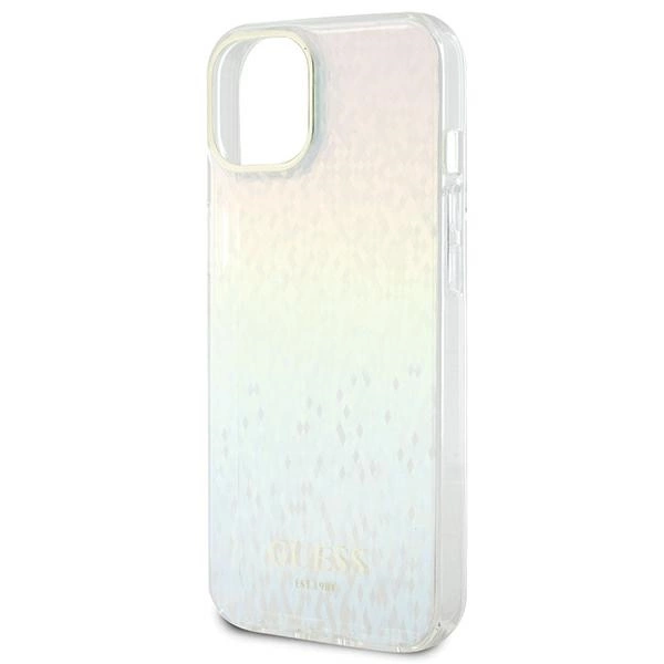 Guess IML Faceted Mirror Disco Iridescent case for iPhone 12/12 Pro - multicoloreng