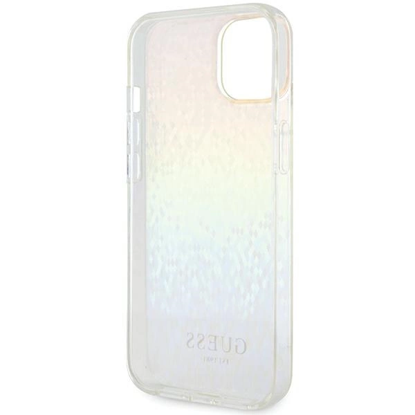 Guess IML Faceted Mirror Disco Iridescent case for iPhone 12/12 Pro - multicoloreng