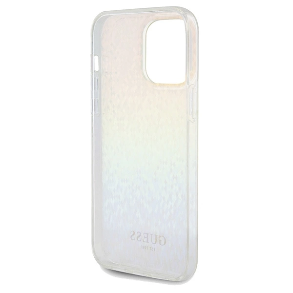 Guess IML Faceted Mirror Disco Iridescent case for iPhone 13 Pro Max - multicoloredeng