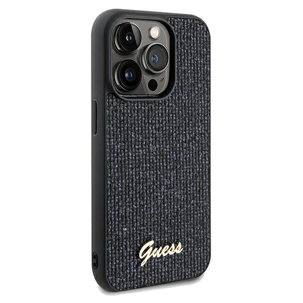 Guess Disco Metal Script case for iPhone 13 Pro Max - blackeng