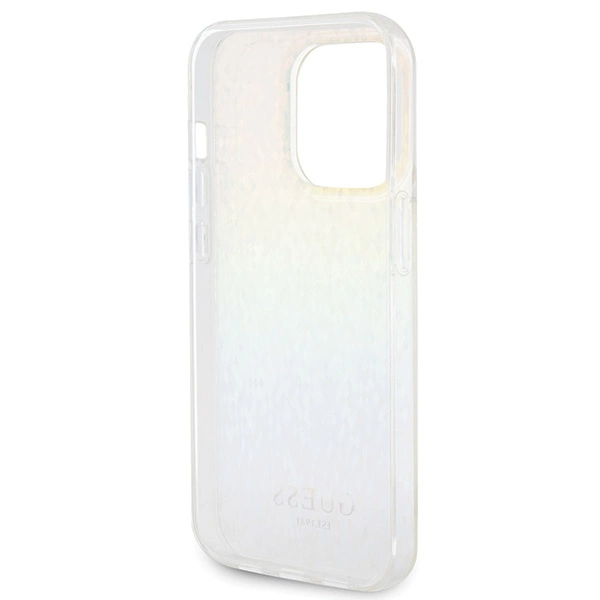 Guess IML Faceted Mirror Disco Iridescent case for iPhone 14 Pro - multicoloredeng