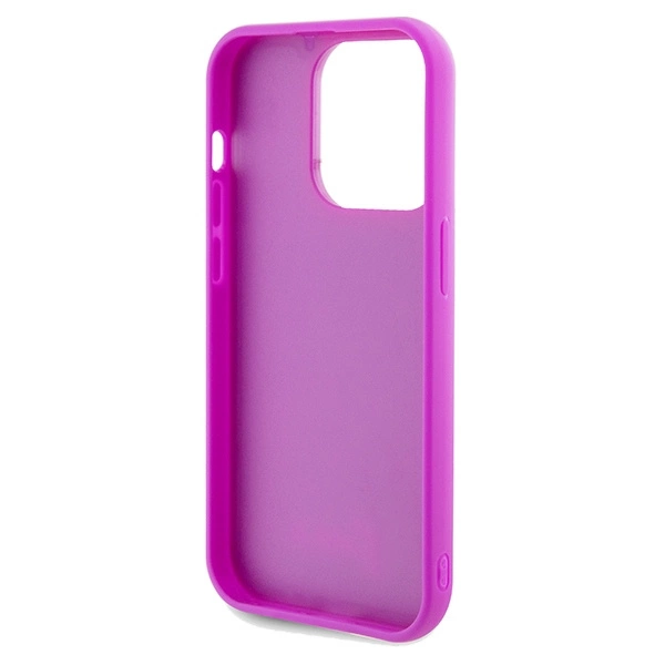 Guess Disco Metal Script case for iPhone 14 Pro - fuchsiaeng