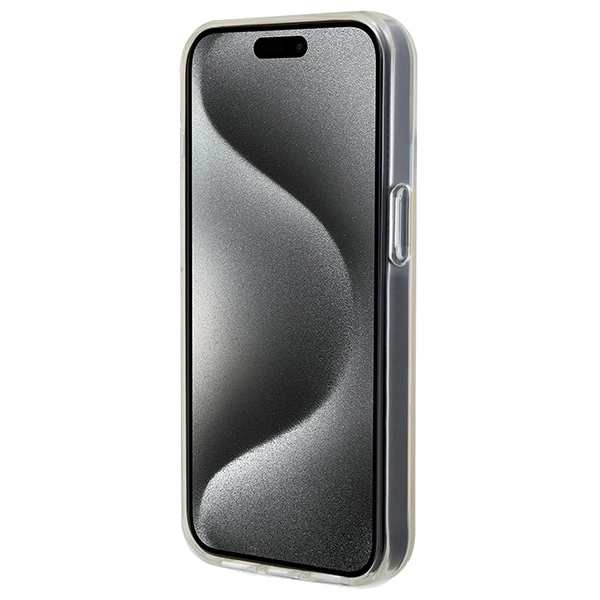 Guess IML Faceted Mirror Disco Iridescent case for iPhone 14 / 15 / 13 - multicoloreng