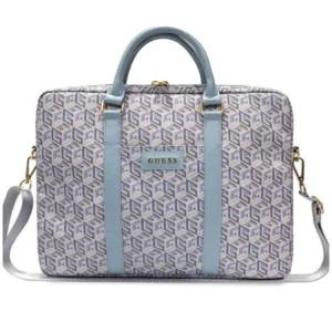 Guess GCube Stripes bag for a 16" laptop - blueeng