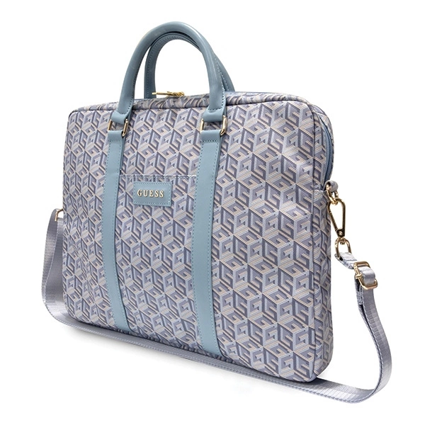 Guess GCube Stripes bag for a 16" laptop - blueeng