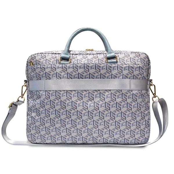Guess GCube Stripes bag for a 16" laptop - blueeng