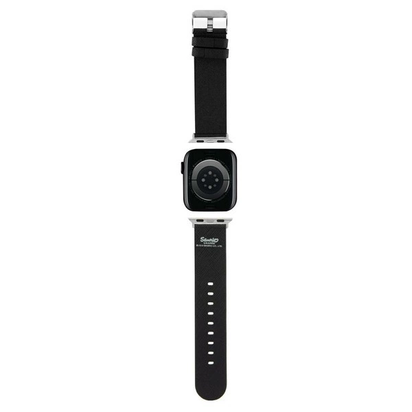 Hello Kitty Heads & Bows Pattern Strap for Apple Watch 38/40/41mm - Blackeng