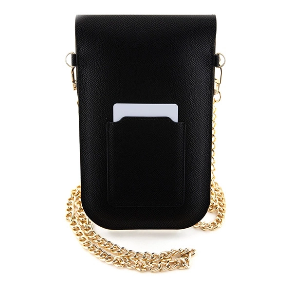 Hello Kitty Leather Metal Logo Chain bag - blackeng