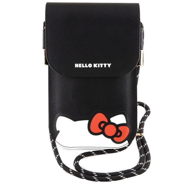 Hello Kitty Leather Hiding Kitty Cord bag - blackeng
