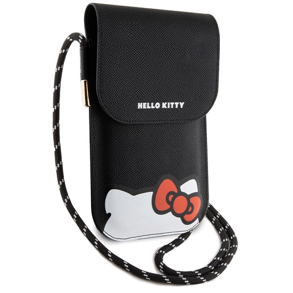 Hello Kitty Leather Hiding Kitty Cord bag - blackeng