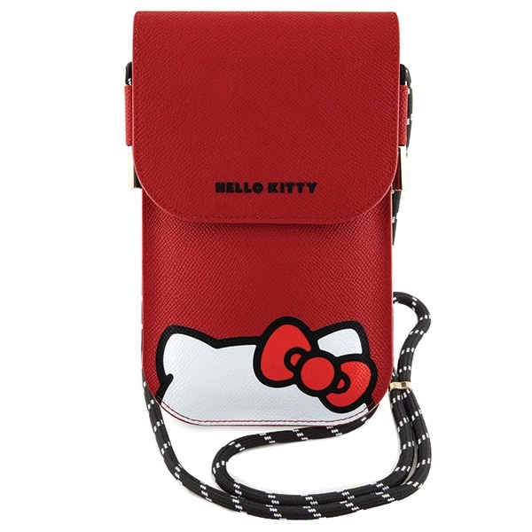 Hello Kitty Leather Hiding Kitty Cord bag - redeng