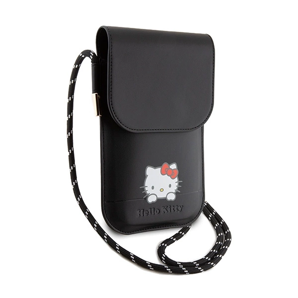 Hello Kitty Leather Daydreaming Cord bag - blackeng