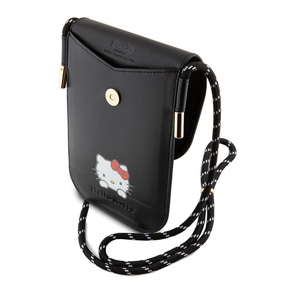Hello Kitty Leather Daydreaming Cord bag - blackeng