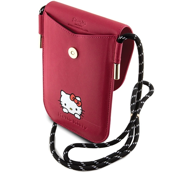 Hello Kitty Leather Daydreaming Cord bag - pinkeng
