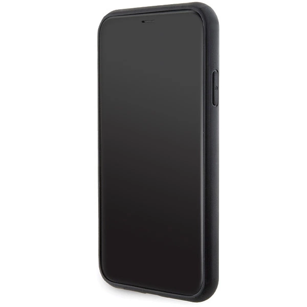 Karl Lagerfeld Gripstand Saffiano Choupette Pins Case for iPhone 11 / Xr - Blackeng