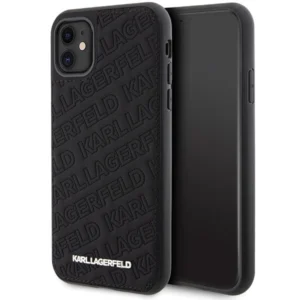 Karl Lagerfeld Quilted K Pattern case for iPhone 11 / Xr - blackeng