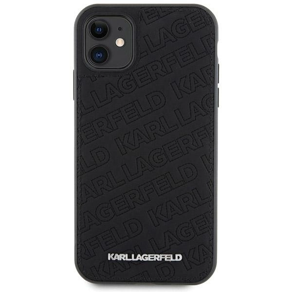 Karl Lagerfeld Quilted K Pattern case for iPhone 11 / Xr - blackeng