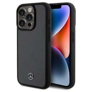 Mercedes Carbon Fiber Dynamic case for iPhone 15 Pro - blackeng