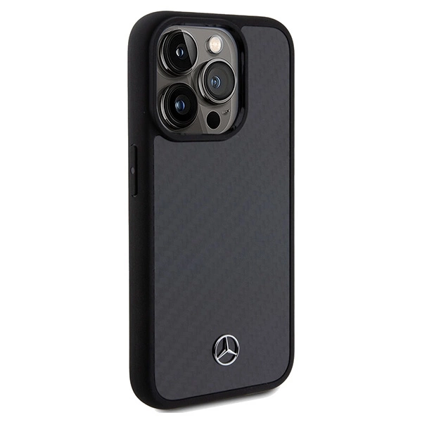 Mercedes Carbon Fiber Dynamic case for iPhone 15 Pro - blackeng