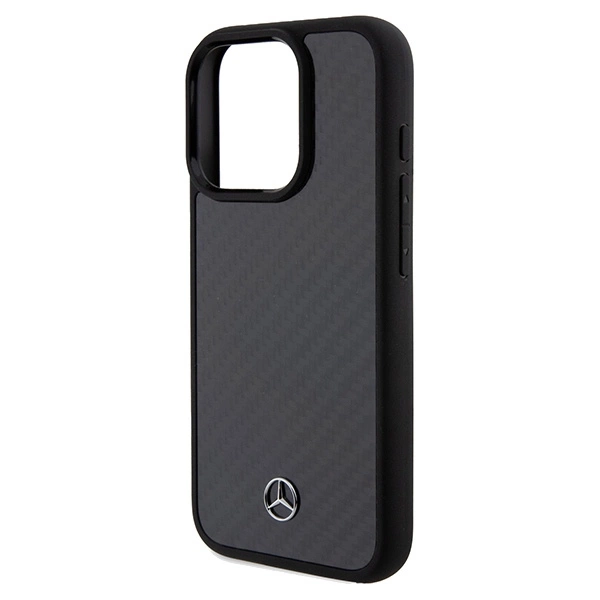 Mercedes Carbon Fiber Dynamic case for iPhone 15 Pro - blackeng