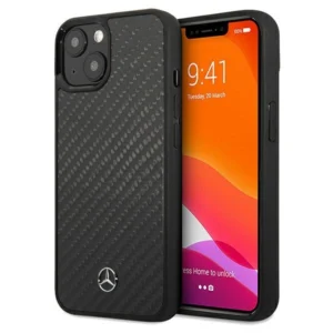 Mercedes Carbon Fiber Dynamic case for iPhone 15 - blackeng