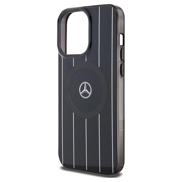 Mercedes Double Layer Crossed Lines MagSafe case for iPhone 15 Pro - blackeng